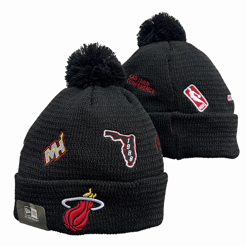 Miami Heat 2025 Knit Hats 001